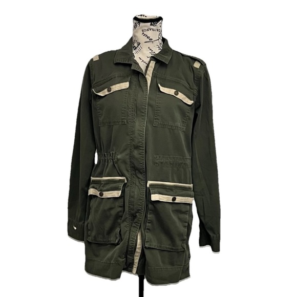 CAbi Anorak #722 Utility  Green Outdoor Gorpcore Y2k Vtg Retro Coastal Preppy S - Picture 2 of 12